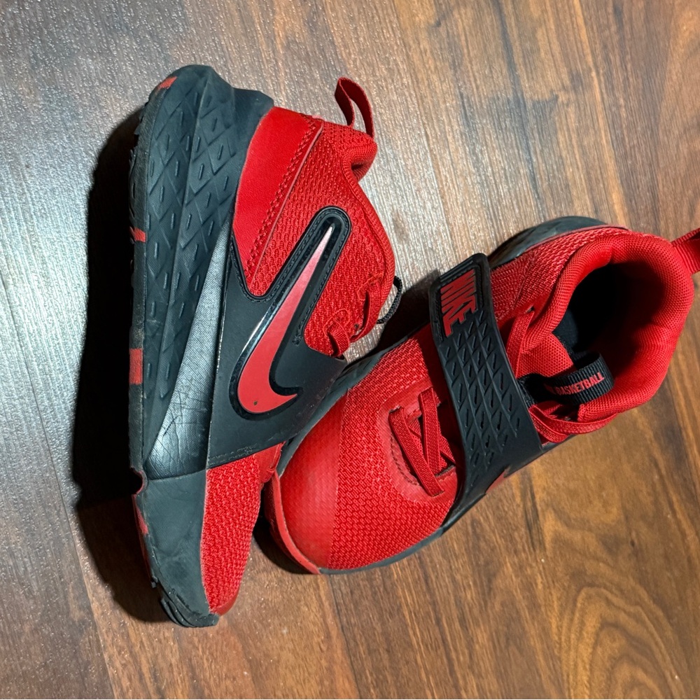 Nike Kids Red and Black Athletic Sneakers